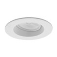 thumbnail image 2 of Round 6 inch White LED Regressed Recessed Ceiling Down Light - 3000K Warm White - 6 Pack, 2 of 3