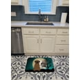 thumbnail image 3 of Carolines Treasures BB2274RUG Halloween Scary Bullmastiff Machine Washable Memory Foam Mat, 3 of 4