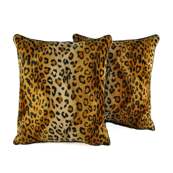 Cheetah 20-inch Throw Pillows (Set of 2)