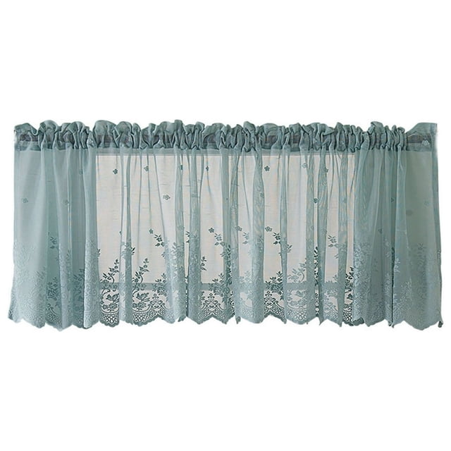 1 pcs Petit Produit Fini Frais Tringle Rideau en Dentelle Draperie Maison Cuisine Visière