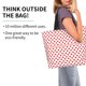 thumbnail image 2 of Fotbe Red Cross Bolsa Tote Estética de Lona con Estampado para Mujer - Bolsa Reutilizable de Hombro Casual para Vacaciones, Compras, Trabajo y Gimnasio, 2 of 8