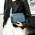 thumbnail image 3 of Women Crossbody Bag Color Clash PU Tote Bag Chain Simple Female Commuter Handbag, 3 of 9