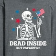 thumbnail image 3 of Instant Message - Dead Inside Patriotic - Men's Long Sleeve T-Shirt, 3 of 6