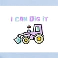 thumbnail image 2 of CafePress - I Can Dig It Girls Construction - Baby Light Bodysuit, Size Newborn - 24 Months, 2 of 4