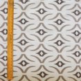 thumbnail image 4 of Fabric Mart Direct Off White Sheer Fabric By The Yard, 54 inches or 137 cm width, 16 Continuous Yards White Sheer Fabric, Geometric Embroidered, Upholstery Drapery Curtain Wholesale Fabric, 4 of 8