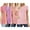 4PK-CORAL/DK MAUVE/DUSTY PINK/D ROSE, variant on Women's & Juniors Basic Round Crew Neck Short Sleeve Stretch Cotton Spandex T-Shirts