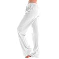 thumbnail image 4 of WENWU Womens Pants Casual Pants White Pants Loose Pants High Waist Wide Leg Pants with Pockets Women'S Fall Pants, 4 of 6