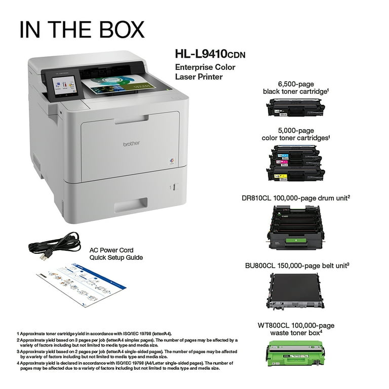 Brother HL-L9410CDN Enterprise Color Laser Printer - Walmart.com