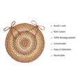 thumbnail image 3 of Homespice Harvest 15in Round ( Set Of 2 ) Jute Braided Beige Chair Pad, 3 of 4