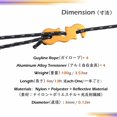 thumbnail image 2 of Ultralight Tent Cord, Reflective Guyline With Guyline Adjuster For Outdoor Camping Canopy Wind Rope And Nylon Paracord (4 M), 2 of 5