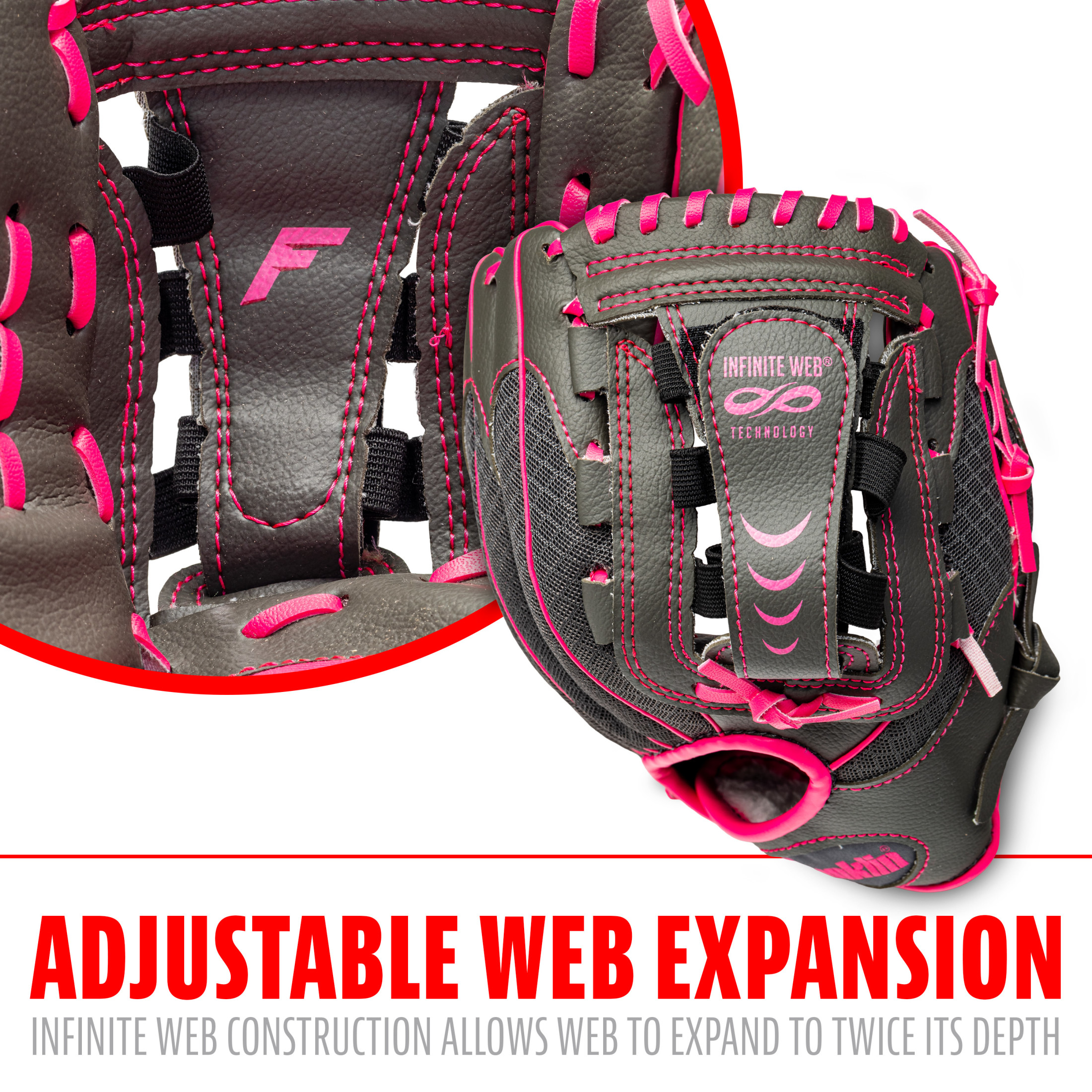 Franklin Sports Shok-Sorb Kids Teeball Glove, 10.5in photo 5