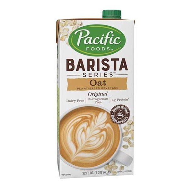 (6 pack) Pacific Natural Foods Oat Milk Barista SeriesNonDairy Gluten