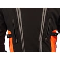thumbnail image 4 of Chamarra motociclista hombre protectores reflejante impermeable WORKLAND 1985 negro XL WKL  1985NEGRONARANJA, 4 of 9