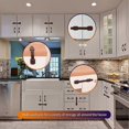 thumbnail image 2 of Child Belt Locks - No Tools or Drilling Infant Proofing Cabinet Lock with Adhesive, Adjustable Latches for Cabinet Drawers, Cabinets, Ovens, Refrigera, 2 of 5