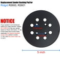 thumbnail image 4 of 5" Hook and Loop Sander Pad for Ridgid R2600, R2601 Random Orbit Sanders -5 Inch 8 Hole Replacement Sanding Pad for Part Number 300527002 - with Extra Hard Backing - 1 Pack, 4 of 4