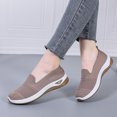 thumbnail image 3 of Joernso Women Slip-On Sneakers Orthopedic Breathable Mesh Slip-ons Lightweight Diabetic Walking Shoes for Running Errands Office Work, 3 of 8