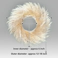 thumbnail image 5 of 1PCS Natural Pampas Grass Wreath, Fall Farmhouse Boho Pampas Grass Garland Bohemian Wall Decoration for Front Door DIY Wreath Arrangement, 5 of 7