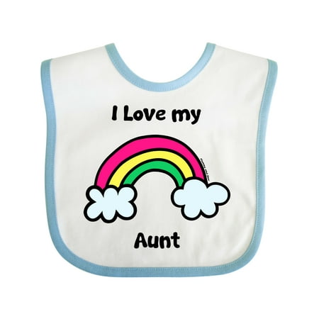 

Inktastic I Love My Aunt Gift Baby Boy or Baby Girl Bib