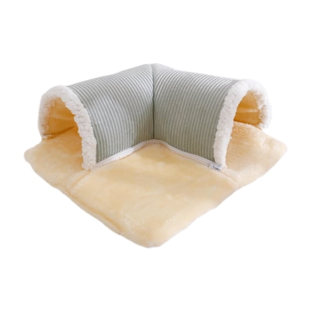 Cama túnel para gatos, acogedora casa tipo túnel para gatos pequeños, medianos y grandes Verde