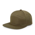 thumbnail image 2 of Men Flat Brim Adjustable Performance Hat Snapback Laser Perforated Baseball Cap, Lightweight Breathable Design Ideal for Running Cycling Gym or Summer Outdoor Sports, 2 of 4