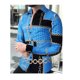 thumbnail image 1 of Camisa de manga larga con estampado 3D para hombre, con bolsillo, informal, con solapa, de alta calidad, para verano, talla grande, 1 of 6