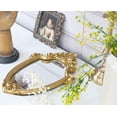 thumbnail image 4 of 11.6 x 9 Inch Very Small Decorative Wall Mirror Gold Shield Shape(gold), 4 of 7