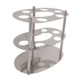thumbnail image 4 of MasteelfCA Stainless Steel Countertop/Wall Mount Circle Toothbrush Holder Stand Metal Toothpaste Holder Tooth Brush Stand for Bathroom, Holds One Toothpaste and Six Toothbrushes, 4 of 7