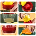 thumbnail image 4 of Exprimidor De Naranjas Cítricas, Exprimidor Manual De Limón Exprimidor Manual Multifunción Fácil De Usar Con Colador Amarillo, 4 of 4