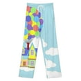 thumbnail image 3 of Up Balloons House Sky Pajama Pants Loose Pajamas Female Breathable Home Trousers Leisure Sleeping Pants Large Size, 3 of 6