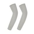 thumbnail image 2 of UV Sun Protection Cooling Arm Sleeves, Outdoor Sports Ice Silk Sun Compression Arm Sleeve for Men Women Teenager Light Gray S, 2 of 3