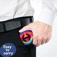 thumbnail image 5 of 2 Pcs Jouets Snapper Fidget Pack Jouet Pop Exercice Manuel Renforceur de Doigts Kits d'Entraînement Créateur de Bruit pour Fête Adultes Enfants Garçons Filles Soulagement du Stress Autisme ADHD (Violet & Noir), 5 of 5