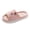 Pink_1, variant on Willtoo Cute Bear Flax Slippers Sandals Family Set for Girls Clean Girl Aesthetic Safe Comfort Adorable and Cozy Indoor Footwear