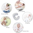 thumbnail image 4 of Almohada de lactancia, soporte para la cabeza y el cuerpo del bebé para amamantar y sentarse, 4 of 5