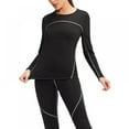 thumbnail image 3 of Women Sport T-shirts Long Sleeve Seamless Stretch Gym Tops Slim Comfort Fast Drying Fitness, 3 of 9