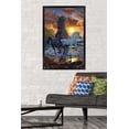 thumbnail image 2 of Vincent Hie - Unicorns On A Beach Wall Poster, 22.375" x 34", Framed, 2 of 3