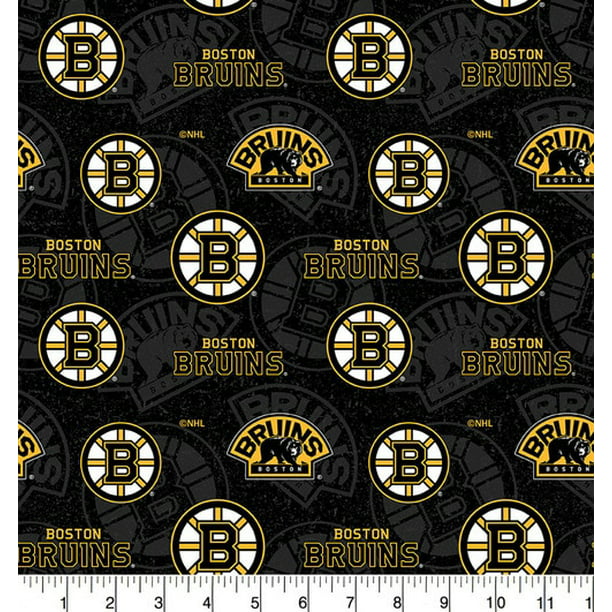 Boston Bruins 100 Cotton Fabric With, Boston Bruins Shower Curtain