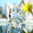 thumbnail image 4 of H&D Hyaline & Dora Crystal 2.3x1.6x3.5in Elephant Glass Figurine, 4 of 6