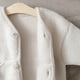 thumbnail image 4 of Laklulu - Chaqueta polar cálida para niñas, abrigo grueso de piel sintética con botones y bolsillos (blanco roto), 4 of 6