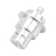 thumbnail image 4 of CO2 Adapater Aluminum Alloy 0.3in Quick Disconnection Wear Resistant High Hardness Soda Machine Connector Silver, 4 of 5