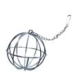 thumbnail image 4 of 1pc Sphere Hamster Rabbit Feeder Pet Grass Dispenser Hanging Feeding Ball Silver, 4 of 9