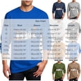thumbnail image 2 of LWITHSZG Men's Halloween Shirt Cute Ghost Pumpkin Graphic T-shirts Fall Plus Size Long Sleeve Festival Tops Fashion Crew Neck Basic Tees 5X-Large, 2 of 4