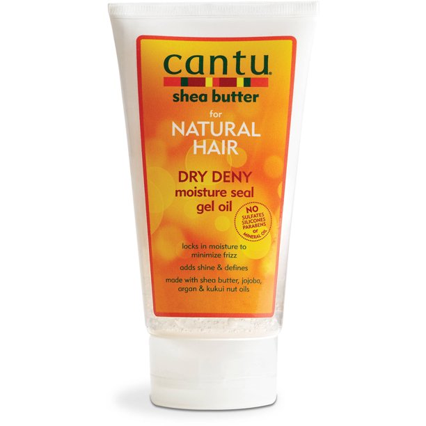 Cantu Shea Butter for Natural Hair Dry Deny Moisture Seal Gel Oil, 5 Oz
