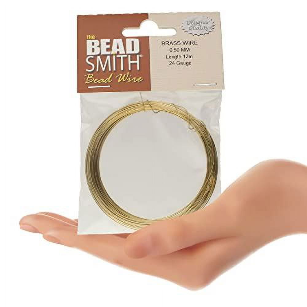 BeadSmith Craft Wire 24 Gauge GOLD PLATED