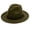 Army Green, variant on Women's Wide Brim Fedora Hat, Versatile Fashion Hat with Belt Buckle for Outfits, Travel & Photoshoots