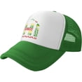 thumbnail image 1 of Hawaiian Islands Tribal Hi Hawaii Mesh Back Trucker Cap Baseball Cap, 1 of 8