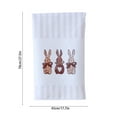 thumbnail image 3 of Up to 65% off! Dish Towels Easter Polyester Cotton Platter Towel Kitchen Rag Easter Towel, 3 of 6