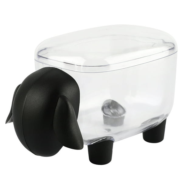 1pc Boîte De Cotons-tiges En Plastique Transparent, Support De