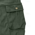 thumbnail image 5 of IAJDKMEK Men's Cargo Pants - Loose Drawstring Multi-Pocket Pants Wide Leg Casual Pants for Hiking and Outdoor Work with Comfortable Straight Leg,Army Green L, 5 of 7