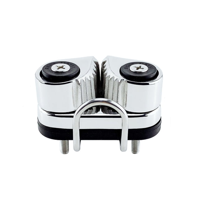 Speravity Cuerda Cleat Composite Acero inoxidable Herrajes progresivos Equipo de Pilates para navegar Velero Kayak Wire Fairlead Sailings Bombillas para automóviles Negro