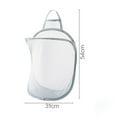 thumbnail image 4 of Visland Mesh Collapsible Small Wall Hanging Laundry Baskets, Hanging Laundry Hampe, for Hotel, University Dormitory, 4 of 4